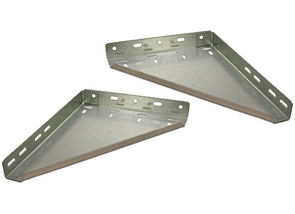 Paire de plaques triangulaires pour tube bas pour ressort résidentiel