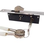Deuxième serrure pour grille extensible