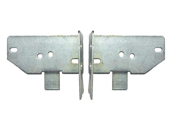 Paire de supports latéraux de poulie (ressorts arrière)