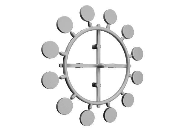 Peigne 12 capuchons pour vis autoperceuses Fibrotec 9006