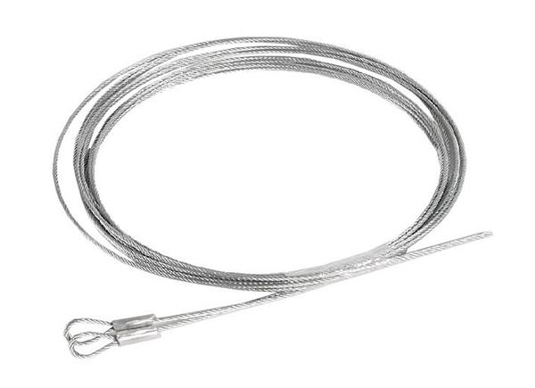 Paire de câbles acier 3mm L. 2700