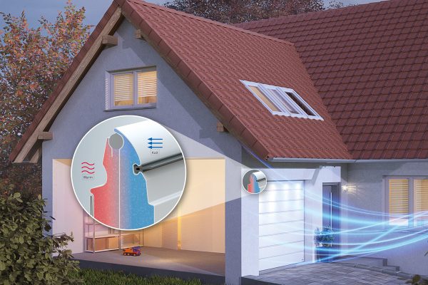 Novoferm – Porte sectionnelle acier Premium Evolution ISO 45