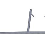 MBP25 – Joint latéral caoutchouc pour verre 10 mm
