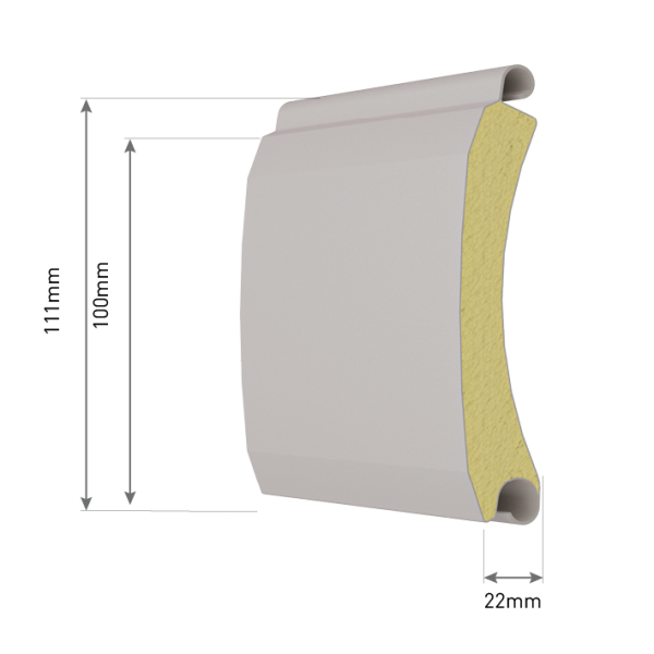Doorgate – Porte enroulable isolée TH100