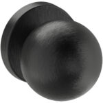 Bouton de porte fixe 5825 Glutz – 73, PVD, Noir, 50