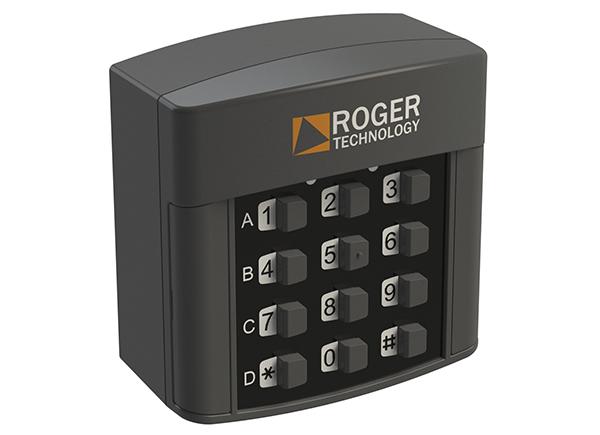 Clavier numérique filaire 12 touches 4 canaux encastré Roger