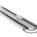 CFCP4000 – Rail à chaîne en 2 pièces pour moteur de porte de garage