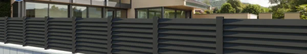 Clôture aluminium F60 Louver
