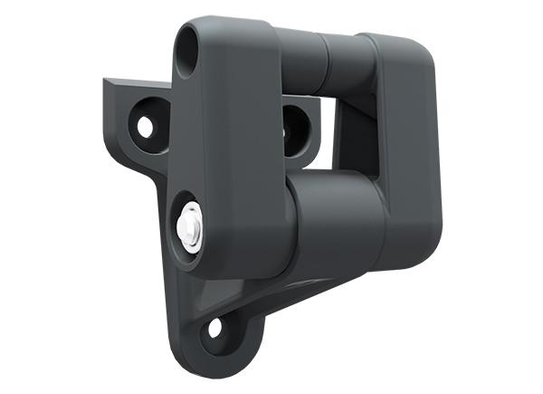 Support de roulette réglable rail simple Fibrotec 7016