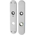 Entrée de sécurité 35.488 MEGA – 78 mm, Chromé mat