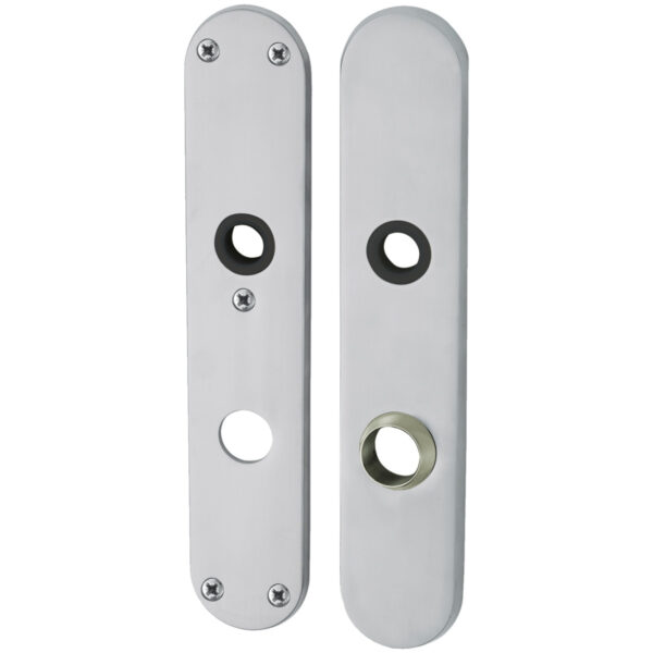 Entrée de sécurité 35.488 MEGA – 78 mm, Chromé mat