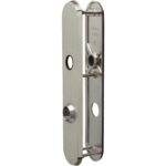 Entrée de sécurité 35.488 MEGA – 78 mm, Nickelé mat