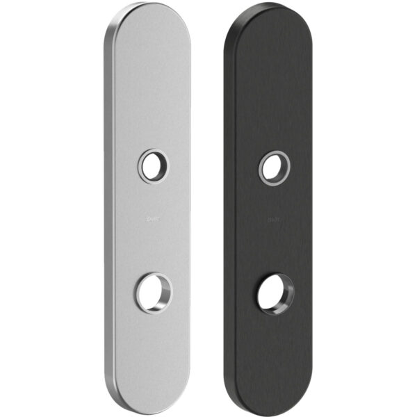 Entrée extérieure arrondie ES1 58542 GLutz – 16 mm glide, Borgne, Mat