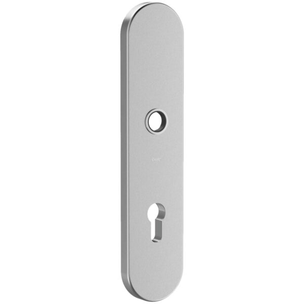 Entrée extérieure arrondie ES1 58542 GLutz – 16 mm glide, PZ, 78 mm, Mat, PZ (Hauteur d'entrée de sécurité fixe 12 mm)