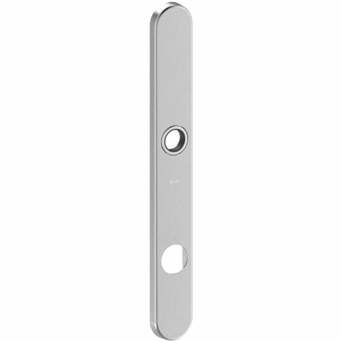 Entrée extérieure arrondie Glutz RR 52550 – 16 mm easy fix, Borgne