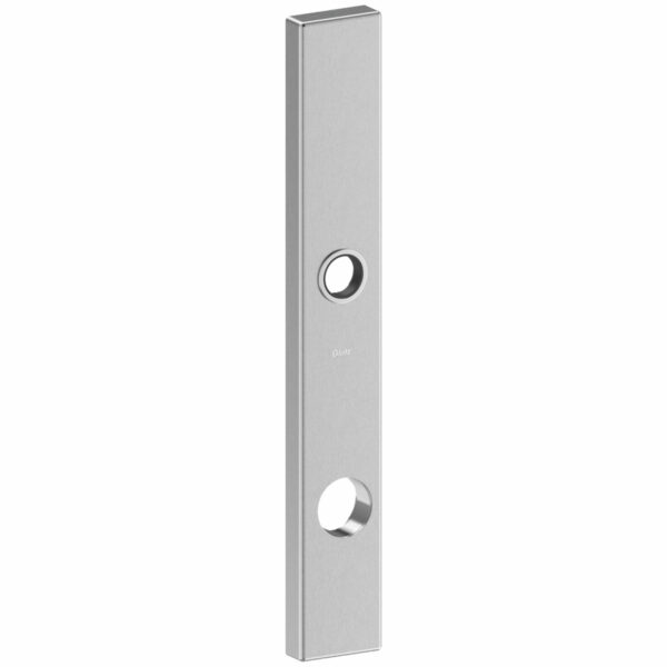 Entrée extérieure rectangulaire Glutz ES1 58652 – 16 mm easy fix, Borgne