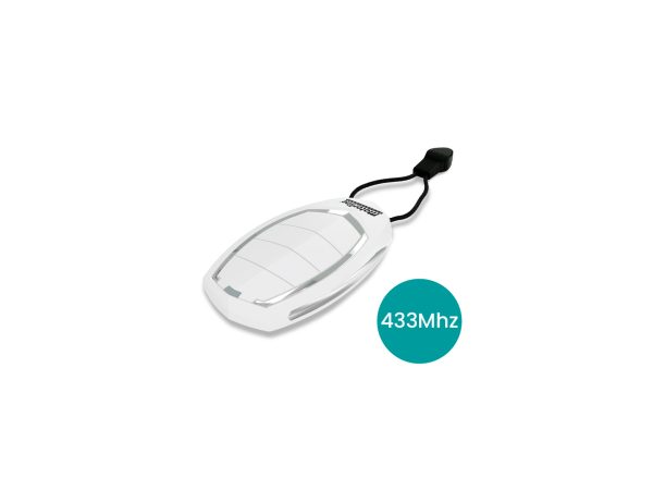 FALK-433 WHITE – Télécommande 4 canaux 433 MHz Rolling Code, blanche