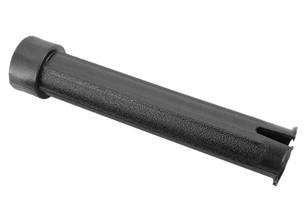 Douille nylon pour support de roulette noir 9005