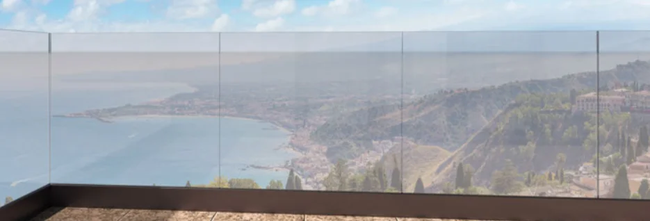 Garde-corps en verre U50 – exemple de réalisation