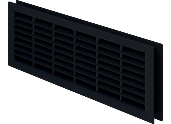 Kit grille de ventilation RAL 9005