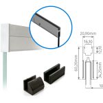 KIT F1 – Pince de fixation pour verre