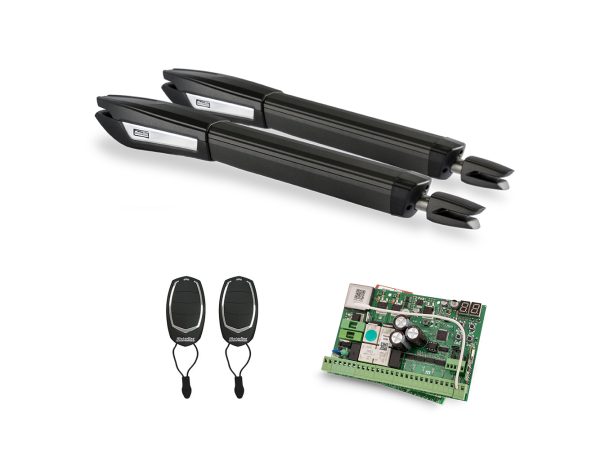 KIT JAG400-24V SANS PHOTOCELLULES – Automatisme pour portail battant jusqu’à 3 m par vantail