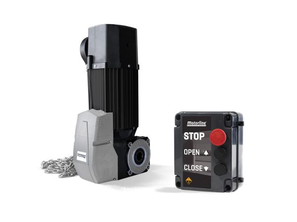 KVM110 – Moteur 230Vac à arbre pour porte industrielle