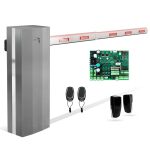 KZUMALED BL8 INOX – Barrière électromécanique sans balais