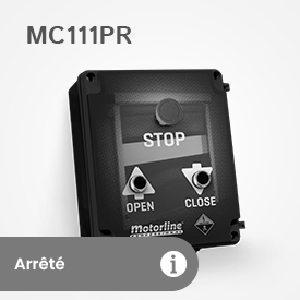 MC111PR – Centrale électronique