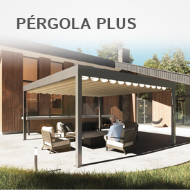 PÉRGOLA PLUS – Pergola automatique en aluminium avec toile