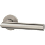 Poignée de porte 32.235 MEGA – 70, 42, 60, Nickelé mat