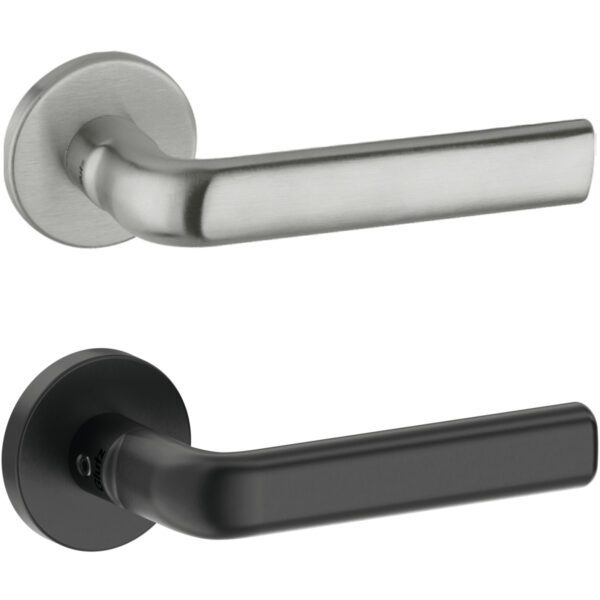 Poignée de porte Mercure 5040 Glutz – 8 mm, 3, PVD, Noir, Femelle