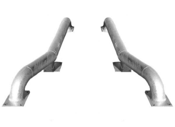 Guide-roues courbes à visser peints pour camions