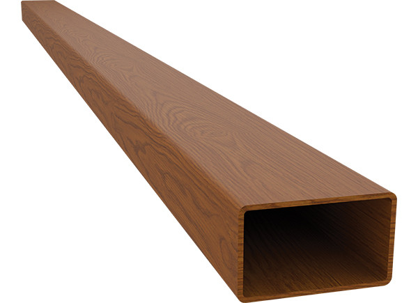 Tube alu laqué imit. chaine 75 x 40
