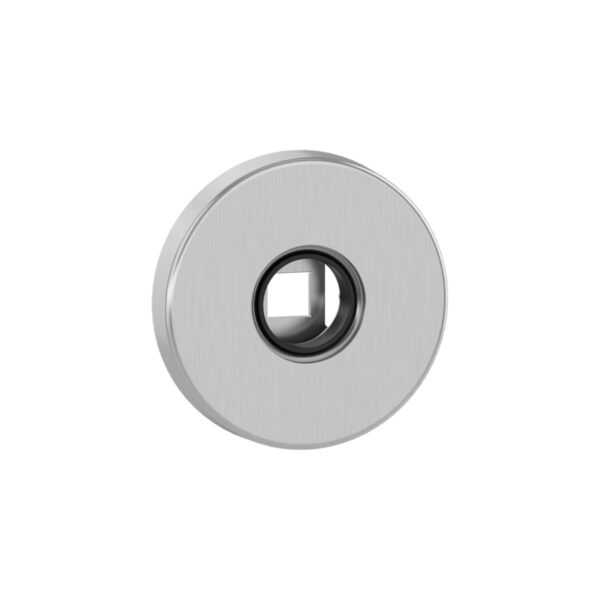 Rosace de poignée 5620C Glutz – 16 mm easy fix avec ressort de rappel, 18, Mat, Paire de rosaces / Carré 9 mm