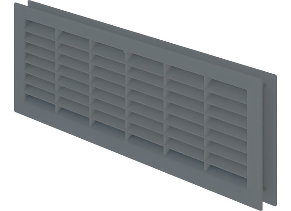 Kit grille de ventilation RAL 7011