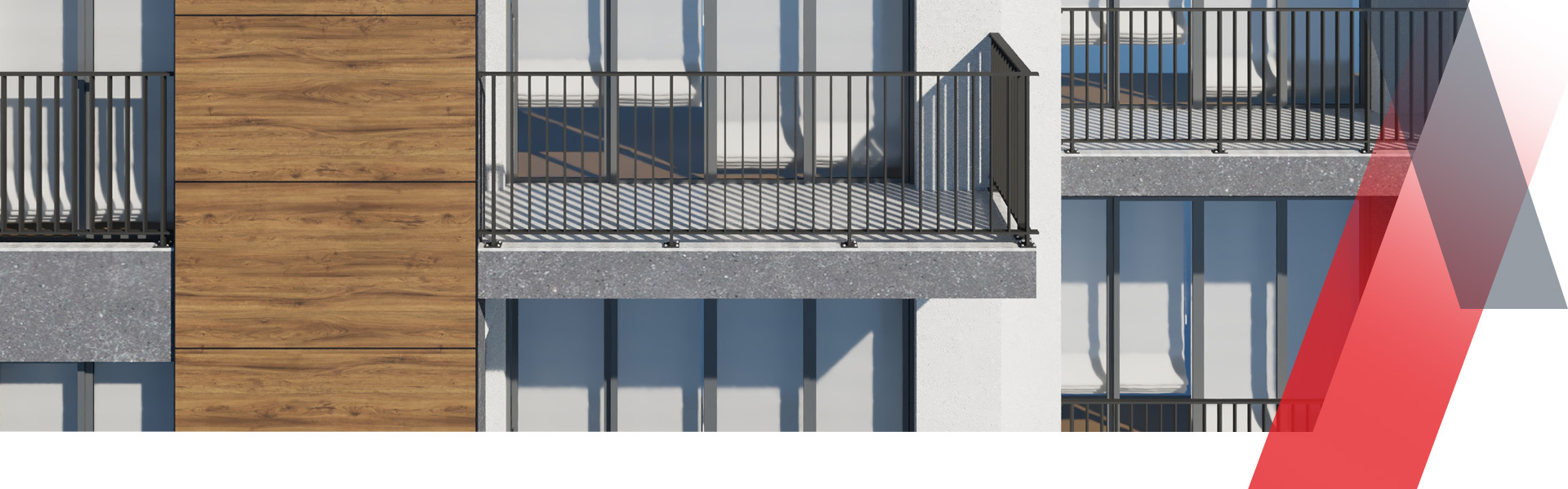 Garde-corps de balcon en métal