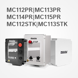 MC112PR | MC113PR | MC114PR | MC115PR | MC112STK | MC113STK – Centrales pour moteurs triphasés