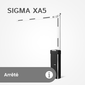 SIGMA XA5 – Barrière électromécanique