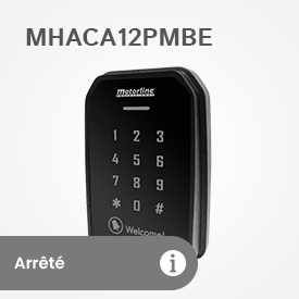 MHACA12PMBE – Lecteur autonome de contrôle d’accès