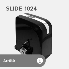 SLIDE1024 – Automatisme pour portail coulissant industriel jusqu’à 1000 kg