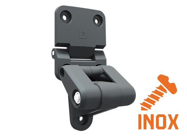 Charnière latérale Fibrotec 7016 en Inox