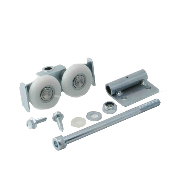 Kit support de roulette supérieure d’extrémité pour porte coulissante