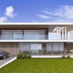 Villa moderne équipée de brise-soleil orientables extérieurs