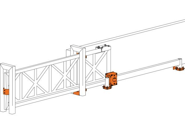 Kit autoportant Guardian - ouverture max. 12 m 1500 kg