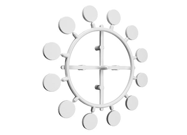 Peigne 12 capuchons pour vis autoperceuses Fibrotec 9016